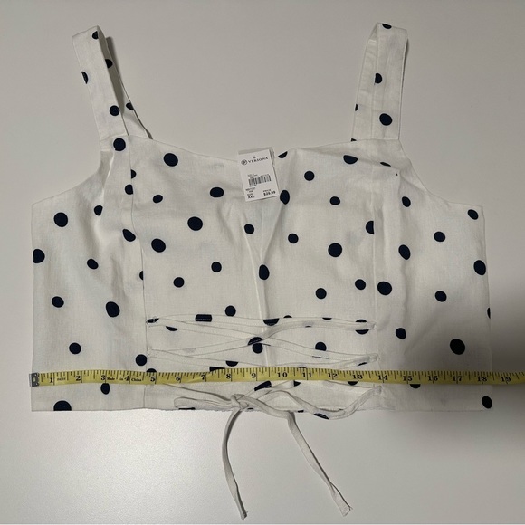 NWT Versona Too Cute Tank White with Dots Size XXL - Picture 7 of 13